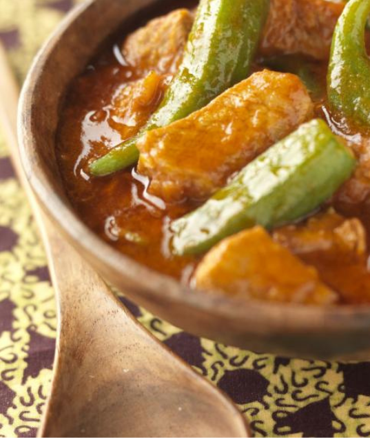 Sauté de veau tunisien aux gombos